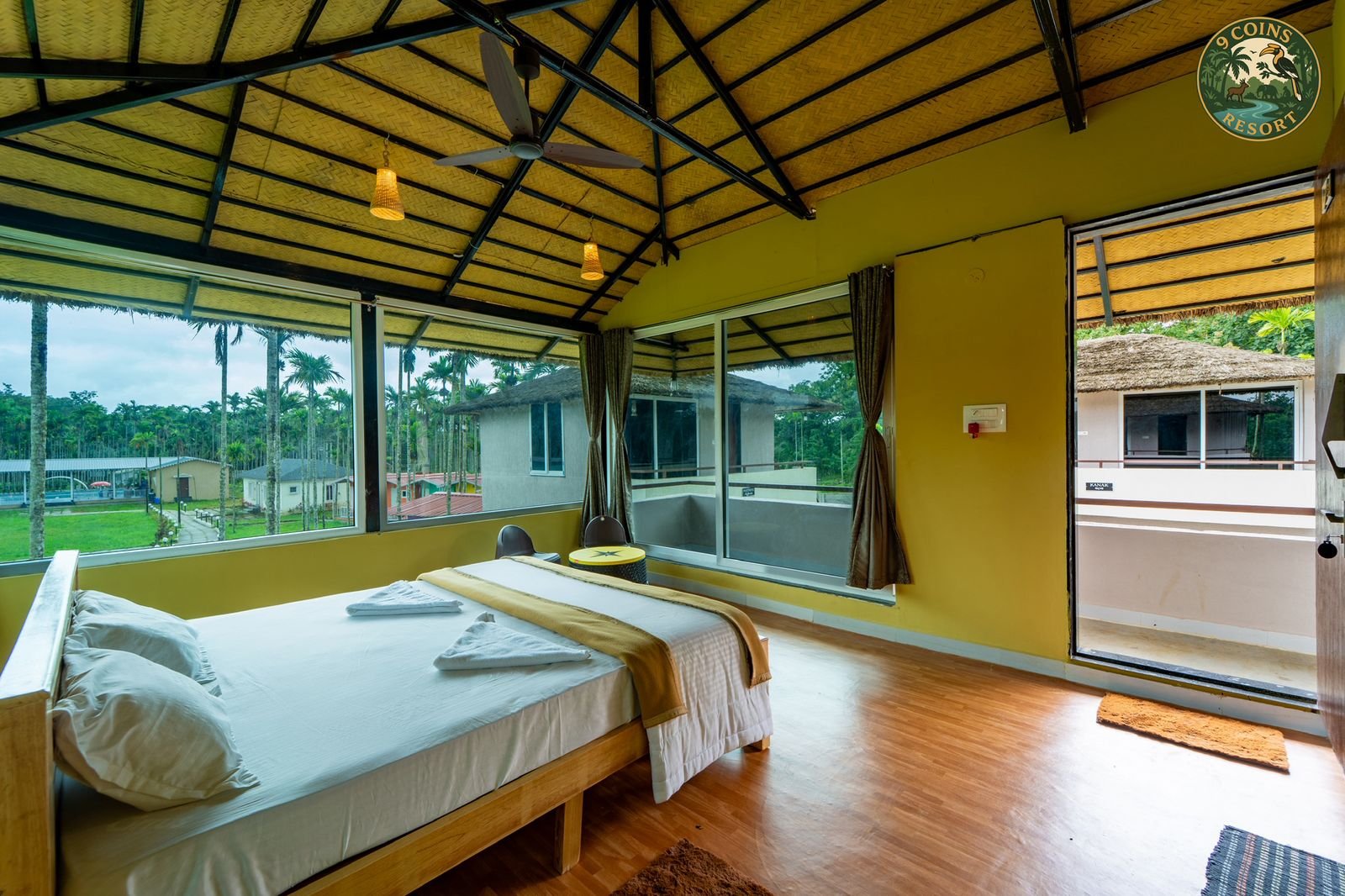 9 Coins Resort room with balcony views